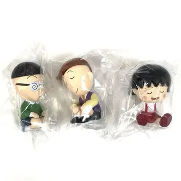 미사용 마루코는 아홉살(치비 마루코짱) 어깨 쿵 Fig 가챠 3개 세트