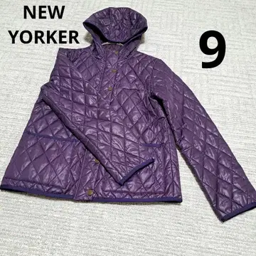 NEW YORKER 뉴요커 퀼팅 다운 자켓 퍼플 9