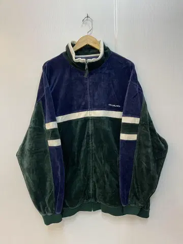 BILL BLASS 벨로아 트랙 자켓 XL 구제 의류 저리 90s