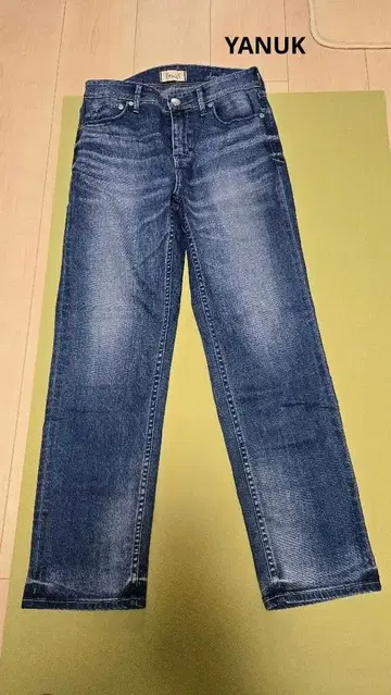 YANUK Annette 다크 블루 스트레이트 데님