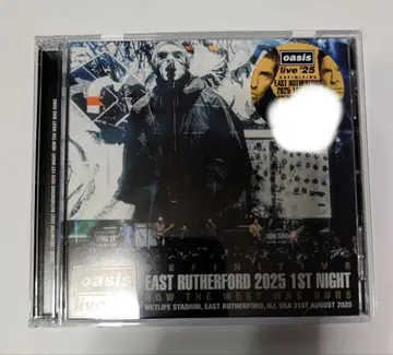 oasis East Rutherford 2025 1st Night 2CD