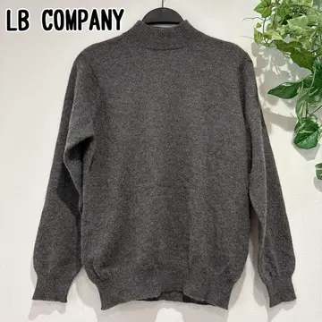 LB COMPANY 캐시미어 100% 니트 스웨터 그레이 하이넥