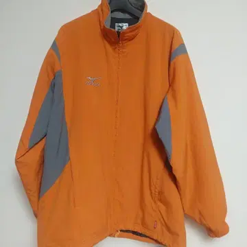Mizuno 나일론 자켓 패딩 자켓 오렌지 그레이 XL