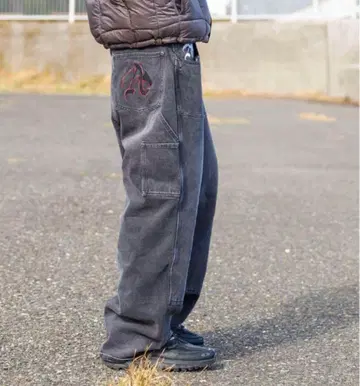 Antimid 더블니 데님