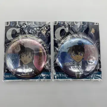 명탐정 코난 USJ 2025 콜라보 캔뱃지 신이치 란