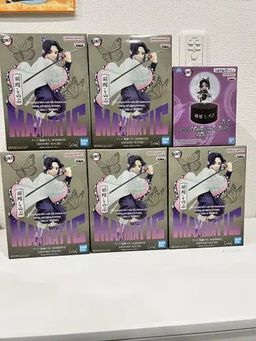 MAXIMATIC 코쵸우 시노부 피규어 5개 + 푸치토 아카리마스 1개