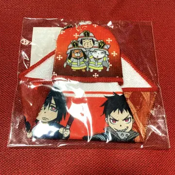 불꽃 소방대 마스코트 타월 홍환 & 신라