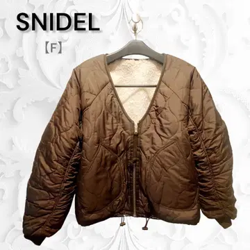 SNIDEL 스나이델 새상품급! 퀼팅 보아 자켓 리버서블
