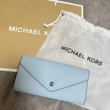 MICHAEL KORS 스카이블루 장지갑