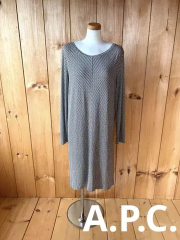아페쎄/A.P.C./원피스/긴팔/M/레이온 폴리우레탄/베이지