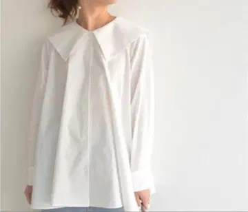 cen. 세일러 카라 블라우스