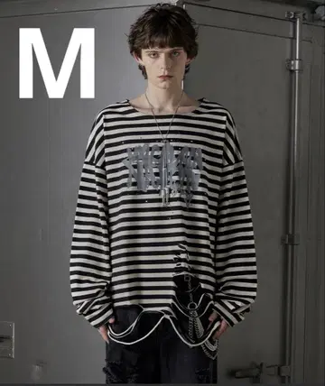 [ 완판템 ] GRANCY 올 패턴 큐빅 그래픽 롱T M