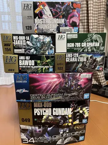 건담 프라모델 묶음 판매 HG RG 1/144