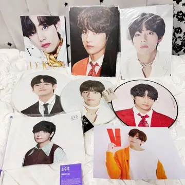 BTS 뷔 부채 프리미엄 포토