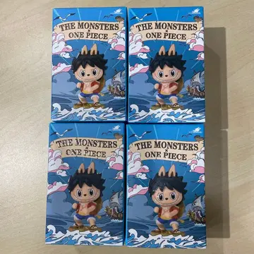 POPMART 원피스 LABUBU 피규어 4개 세트 모음