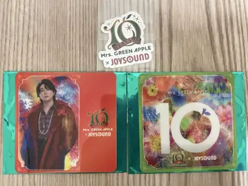 Mrs. GREEN APPLE 오오모리 모토키 콜라보 스티커 코스터