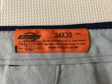 00s Dickies 워크 팬츠 오렌지 택 구 택 W34 x L30 치노