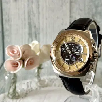 [ 레어 ] Paul Smith 폴스미스 손목시계 솔라 전파 남성용 골드