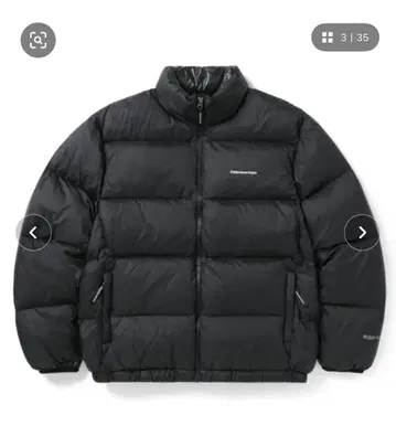 thisisneverthat 블랙 다운 자켓 L