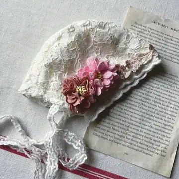 꽃 레이스 보닛 브라이스 아웃핏 핸드메이드 네오 브라이스 의류