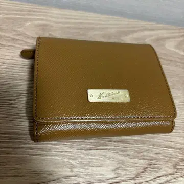 Kitamura 브라운 접이식 지갑