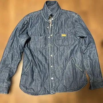 NATAL DESIGN 퀼팅 데님 자켓 L