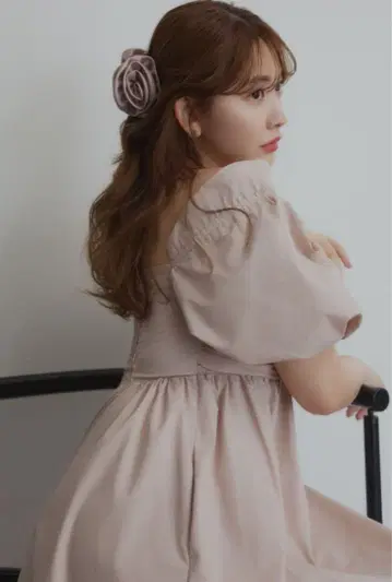 Her lip to Rose satin clip