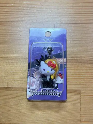 [ 레어 ] 헬로키티 YOSHIKITTY 지퍼 마스코트
