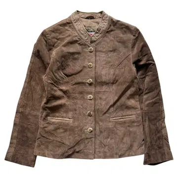 80s 90s Alphorn 로리안 피그 스웨이드 자켓 브라운