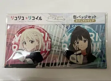 리코리스 리코일 캐주얼웨어 캔뱃지 니시키기 치사토 이노우에 타키나
