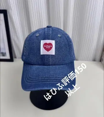 Carhartt 데님 하트 로고 캡