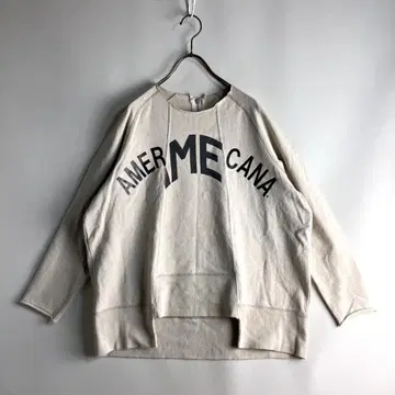 AMERICANA 아메리카나 재구축 절개 디자인 맨투맨 트레이닝복