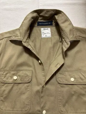 매디슨 블루 HAMPTON 셔츠 긴팔 베이지