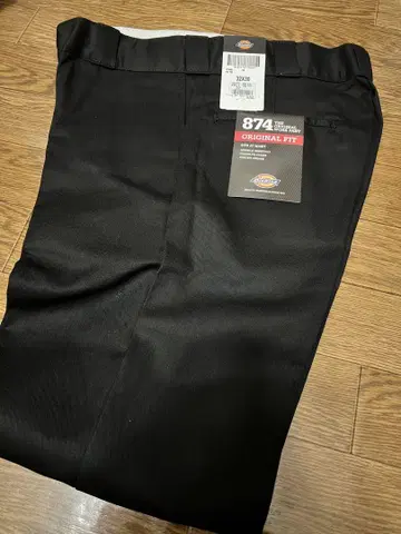 Dickies 874 오리지널 핏 블랙 32 x 30