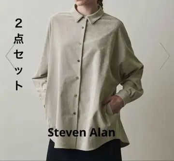 [ 스티븐 앨런 ] 돌먼 슬리브 셔츠 M 2점 새상품급