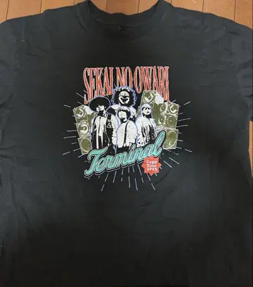 SEKAI NO OWARI Terminal 티셔츠 L 사이즈 세카오와