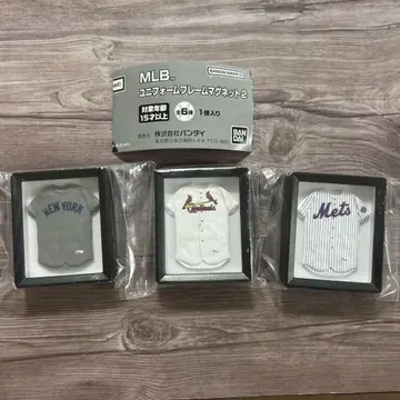 MLB 유니폼 플레이트 마그넷 2종 가챠 3세트