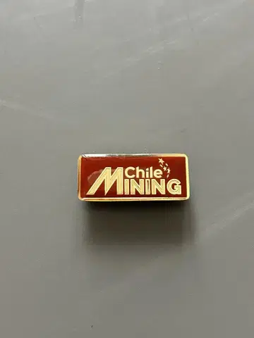 칠레 Chile MINING 핀 배지