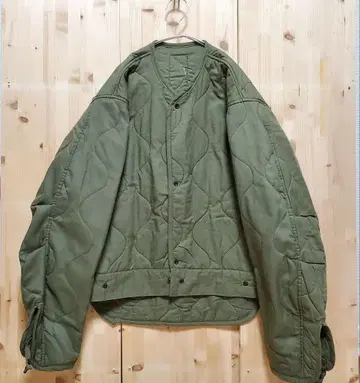 무료배송 구제 의류 밀리터리 자켓 올리브 그린 퀼팅 라이너