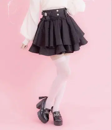 pal elfy 자카드 플레어 스커트