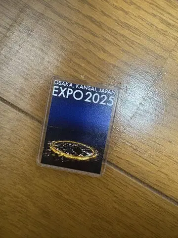 오사카 만박 EXPO 2025 기념 배지 OSAKA 핀 없음