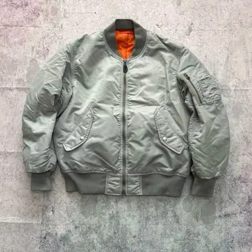 00s unknown Ma-1 bomber jacket silver