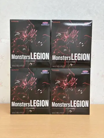 유희왕 Monsters LEGION 오시리스의 천공룡 피규어 4개 세트