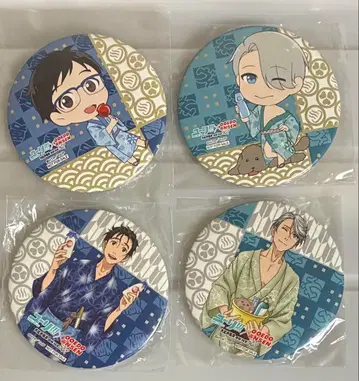 유리 온 아이스 대에도 온천 콜라보 굿즈 4점 세트