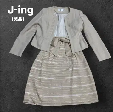 [ 새상품급 ] J-ing 여성용 셋업 수트 세레모니 수트 라메 절개