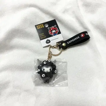 산리오 미야쿠미야쿠 흑백 키링 쿠로미