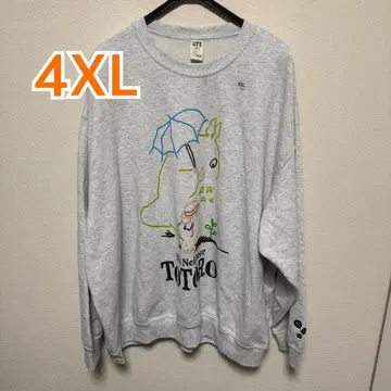 레어 사이즈 유니클로 UT 지브리 이웃집 토토로 맨투맨 4XL