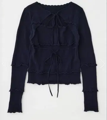 moussy BOW DESIGN 니트탑 가디건