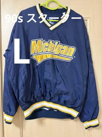 [ 구제 의류 ] 90s 스타터 칼리지 자수 나일론 자켓