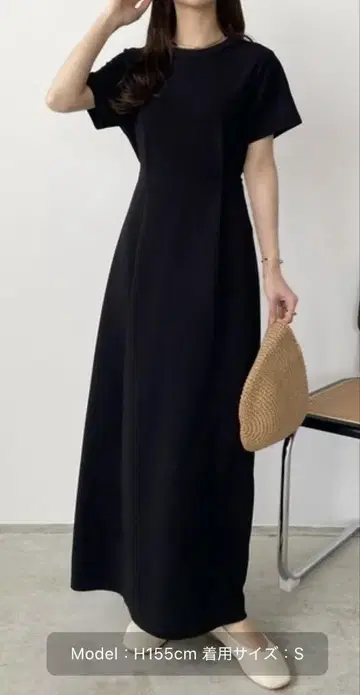 허리 턱 컷 원피스